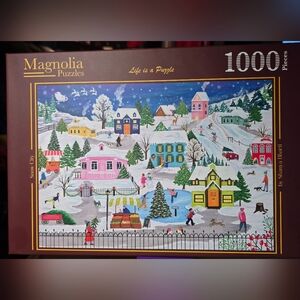 Magnolia Snowy Village 1000-Piece Puzzle